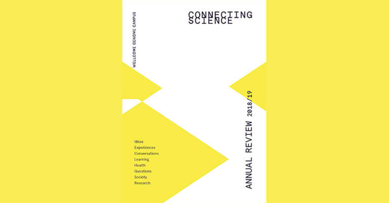 Cover of the 2018-2019 Connecting Science annual review